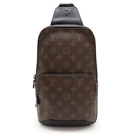 Louis Vuitton-Louis Vuitton Monogram Macassar Avenue Sling Bag-Brown