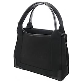 Balenciaga-Balenciaga Navy Cabas XS Black Handbag-Black