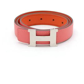 Cinturón Mini Constance H de Hermès Rosa Naranja