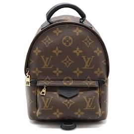 Louis Vuitton-Louis Vuitton Monogram Palm Springs Mini Backpack-Brown,Black