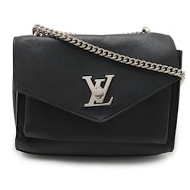 Louis Vuitton-Louis Vuitton My Lock Me Chain Shoulder Bag-Black