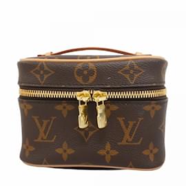 Louis Vuitton-Louis Vuitton Monogram Nice Nano Vanity Bag-Brown