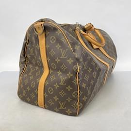 Louis Vuitton-Louis Vuitton Monogram Keepall Bandouliere 55-Brown