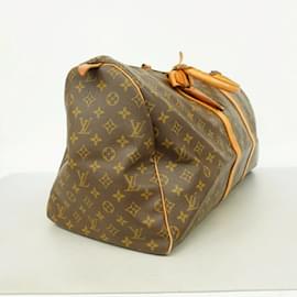 Louis Vuitton-Louis Vuitton Monogram Keepall 55 Boston Bag-Brown