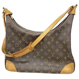 Louis Vuitton-Louis Vuitton Monogram Boulogne 35 Shoulder Bag-Brown