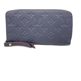 Louis Vuitton-Louis Vuitton Long Wallet Monogram Empreinte Zippy-Red