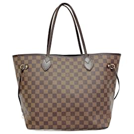 Louis Vuitton-Louis Vuitton Damier Neverfull MM Tote Bag-Damier ebene