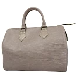 Louis Vuitton-Louis Vuitton Epi Speedy 25 Handbag in Lilac-Purple