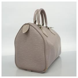 Louis Vuitton-Louis Vuitton Epi Speedy 25 Handbag in Lilac-Purple