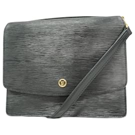 Louis Vuitton-Louis Vuitton Epi Grenelle Shoulder Bag-Black