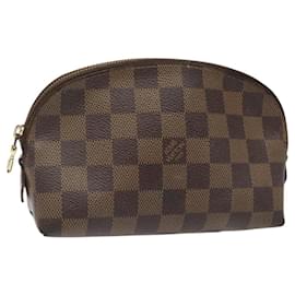 Louis Vuitton-LOUIS VUITTON Damier Ebene Pochette Cosmetic PM Pouch N47516 LV Auth 109517-Other