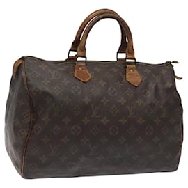 Louis Vuitton-LOUIS VUITTON Monogram Speedy 35 Hand Bag M41524 LV Auth bs22591-Monogram