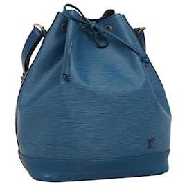 Louis Vuitton-LOUIS VUITTON Epi Noe Shoulder Bag Toledo Blue M44005 LV Auth BA167-Blue