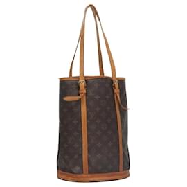 Louis Vuitton-LOUIS VUITTON Monogram Bucket GM Shoulder Bag M42236 LV Auth 113175-Monogram