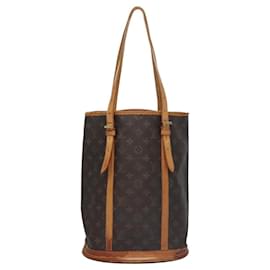 Louis Vuitton-LOUIS VUITTON Monogram Bucket GM Shoulder Bag M42236 LV Auth 113175-Monogram