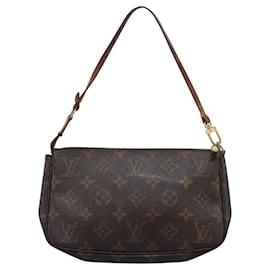 Louis Vuitton-LOUIS VUITTON Monogram Pochette Accessoires Pouch M51980 LV Auth 115430-Monogram