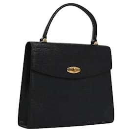 Louis Vuitton-LOUIS VUITTON Epi Malesherbes Hand Bag Black M52372 LV Auth BA291-Black