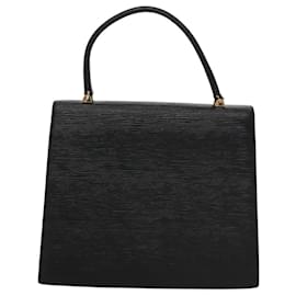 Louis Vuitton-LOUIS VUITTON Epi Malesherbes Hand Bag Black M52372 LV Auth BA291-Black