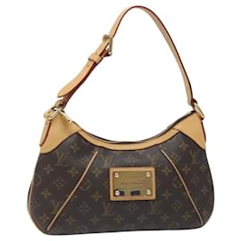 Louis Vuitton-LOUIS VUITTON Monogram Thames PM Shoulder Bag M56384 LV Auth 105946A-Monogram