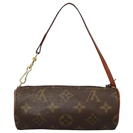 Louis Vuitton-LOUIS VUITTON Monogram Papillon Pouch LV Auth 115650-Monogram