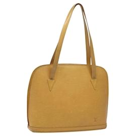 Louis Vuitton-LOUIS VUITTON Epi Lussac Shoulder Bag Yellow M52289 LV Auth 114523-Yellow