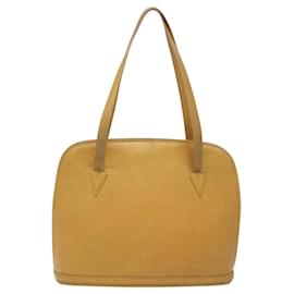 Louis Vuitton-LOUIS VUITTON Epi Lussac Shoulder Bag Yellow M52289 LV Auth 114523-Yellow