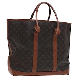 Louis Vuitton-LOUIS VUITTON Monogram Sac Weekend GM Tote Bag M42420 LV Auth 112722-Monogram
