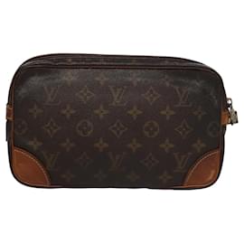 Louis Vuitton-LOUIS VUITTON Monogram Marly Dragonne GM Clutch Bag M51825 LV Auth BA086-Monogram