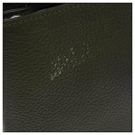 Louis Vuitton-LOUIS VUITTON Capsine MM Hand Bag Leather 2way Khaki N93799 LV Auth 115819A-Khaki