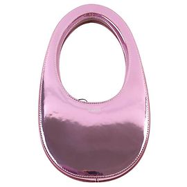 Coperni Bolso de mano de cuero charol Rosa