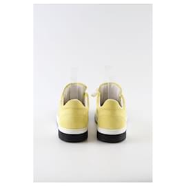 Chanel-Suede sneakers-Yellow