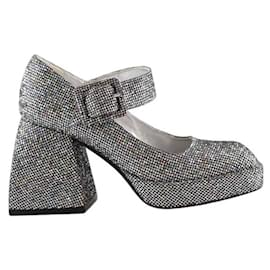 Autre Marque-Silver heels-Silvery