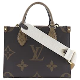 Louis Vuitton-Louis Vuitton On the Go PM Handbag-Brown