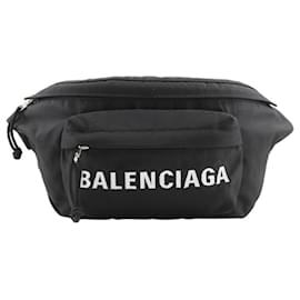 Balenciaga-Balenciaga Wheel Hip Bag-Black
