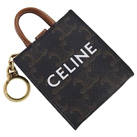 Céline-Celine Micro Vertical Hippo Charm-Brown