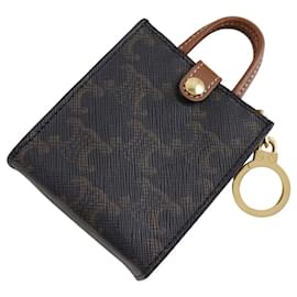 Céline-Celine Micro Vertical Hippo Charm-Brown