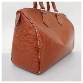 Louis Vuitton-Louis Vuitton Epi Speedy 25 Handbag-Brown