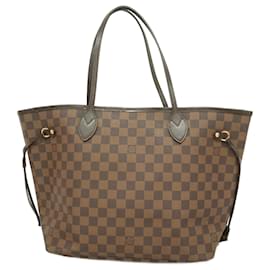 Louis Vuitton-Louis Vuitton Damier Neverfull MM Tote Bag-Damier ebene