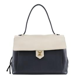 Louis Vuitton-Louis Vuitton Rock Me MM Tote Bag-Black,Beige