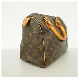 Louis Vuitton-Louis Vuitton Monogram Speedy 25 Handbag-Brown