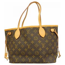 Louis Vuitton-Louis Vuitton Monogram Neverfull PM Tote Bag-Brown