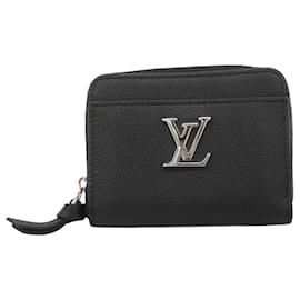Louis Vuitton-Louis Vuitton Lockme Zippy Coin Purse-Black