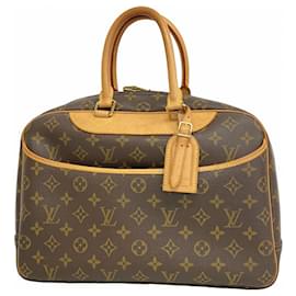 Louis Vuitton-Louis Vuitton Monogram Deauville Handbag-Brown