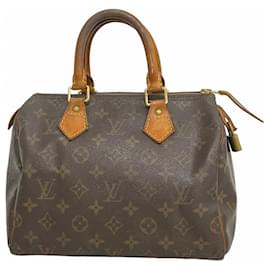 Louis Vuitton-Louis Vuitton Monogram Speedy 25 Handbag-Brown