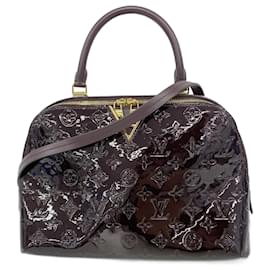 Louis Vuitton-Louis Vuitton Handbag Vernis Melrose M42693-Dark red