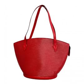 Louis Vuitton-Louis Vuitton Epi Saint Jacques Shoulder Bag-Red