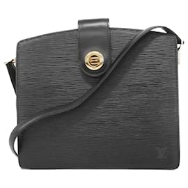 Louis Vuitton-Louis Vuitton Epi Capuchin Shoulder Bag-Black