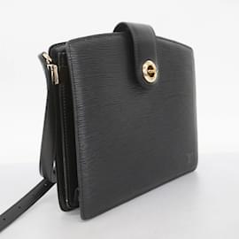 Louis Vuitton-Louis Vuitton Epi Capuchin Shoulder Bag-Black