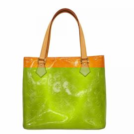 Louis Vuitton-Louis Vuitton Tote Bag Vernis Houston M91055-Golden