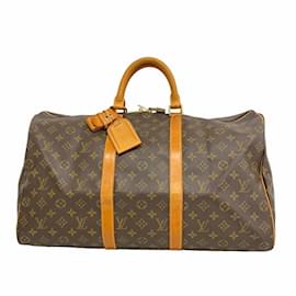 Louis Vuitton-Louis Vuitton Boston Bag Monogram Keepall 50-Brown